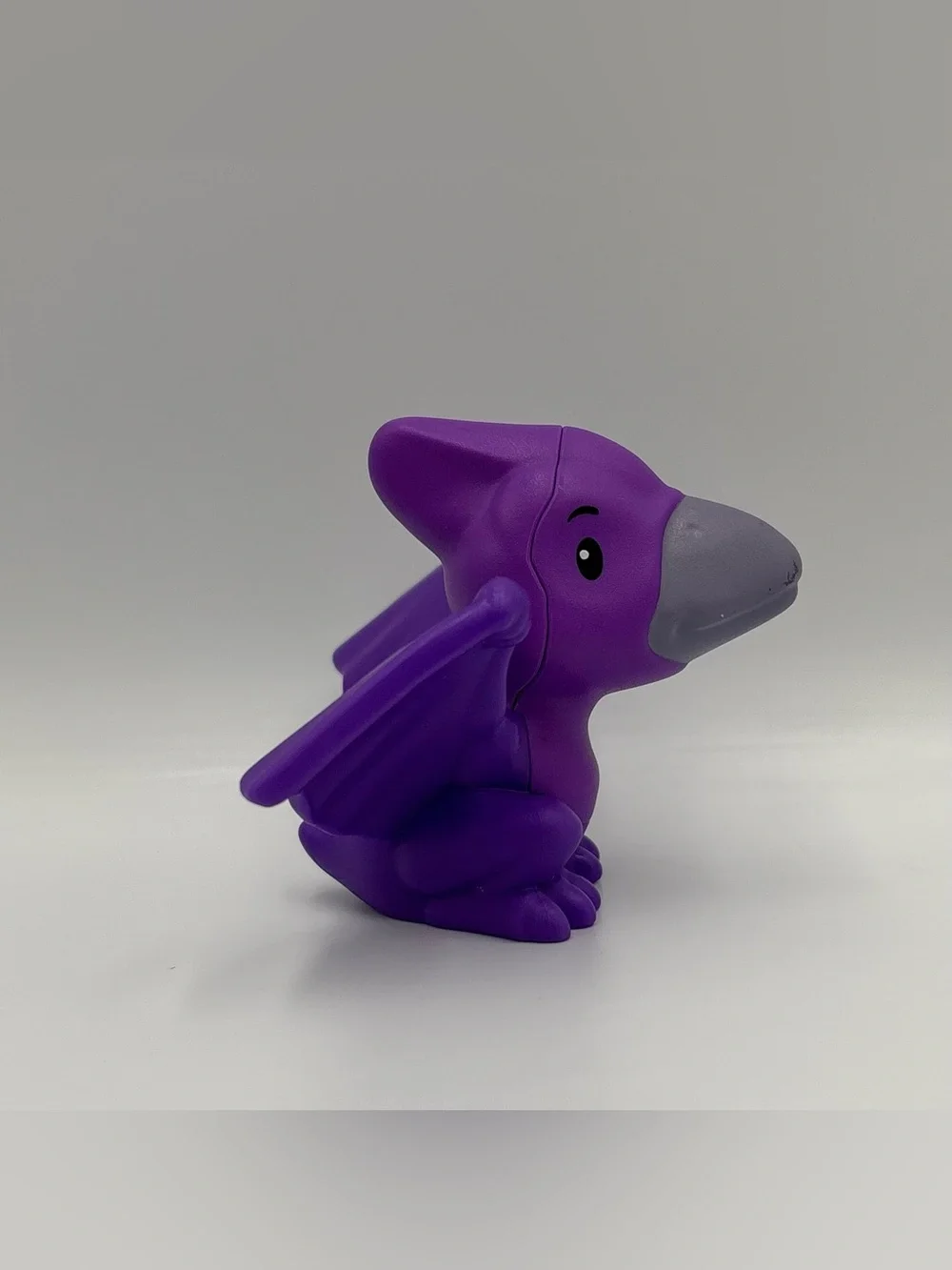 RARE Fisher Price Little People Pterodactyl Dinosaur Prehistoric Purple Dino Toy